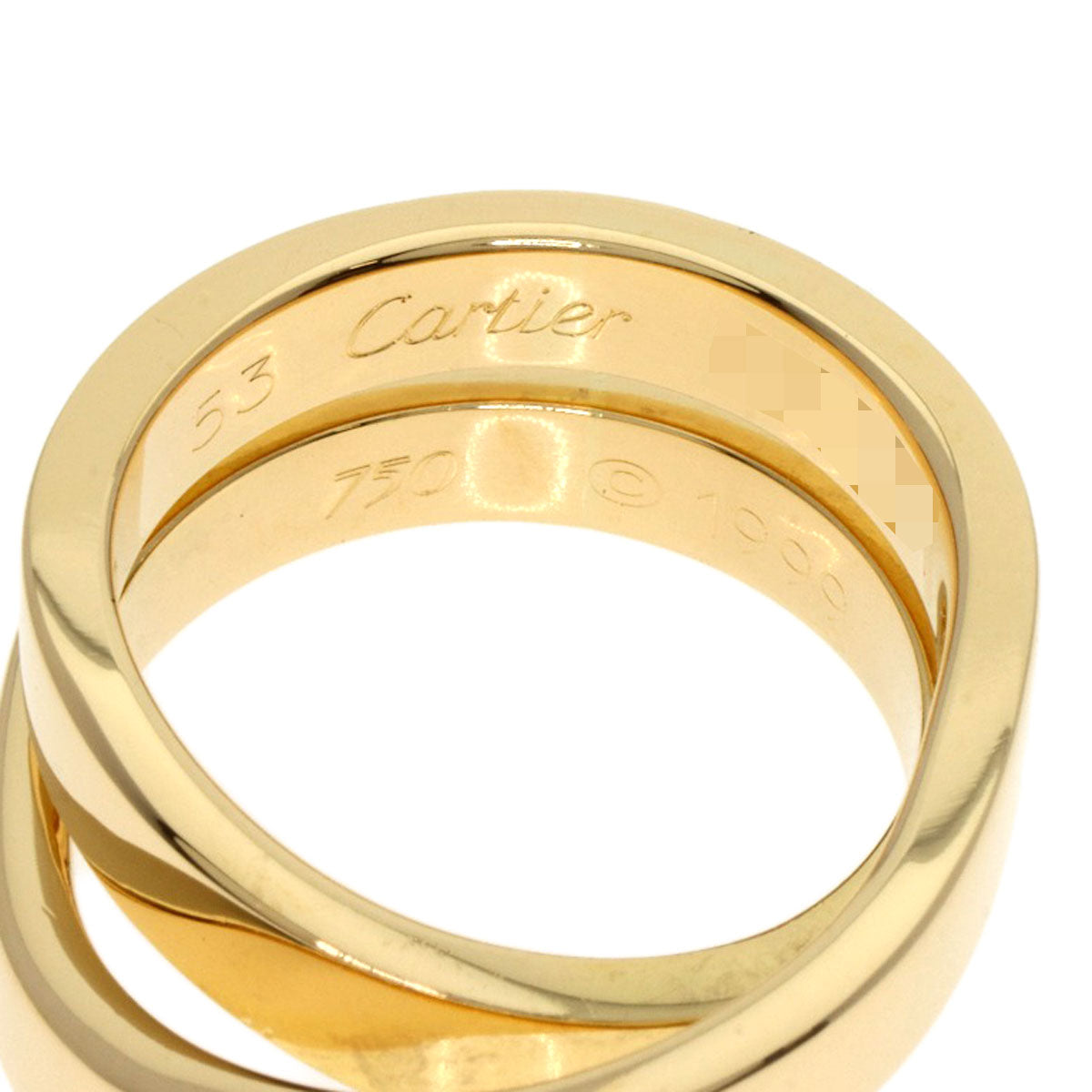 Cartier Ring 18K Yellow Gold Gold Paris Ring # 53
