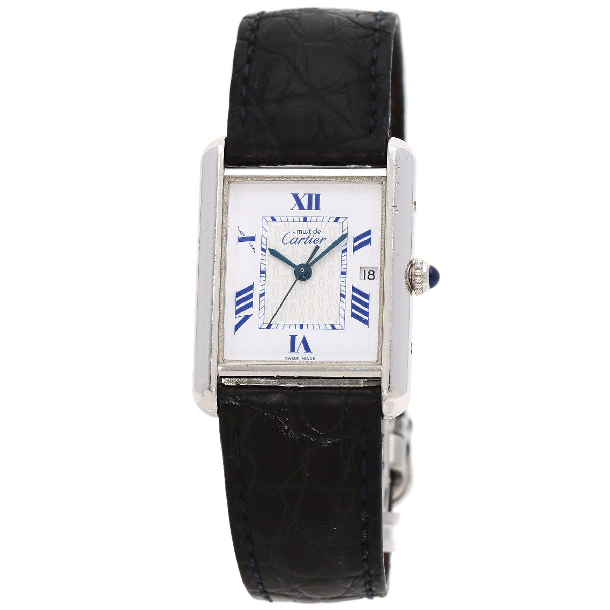 Cartier Watches Quartz W1014154 Sv Silver Must Tank Lm White Dial