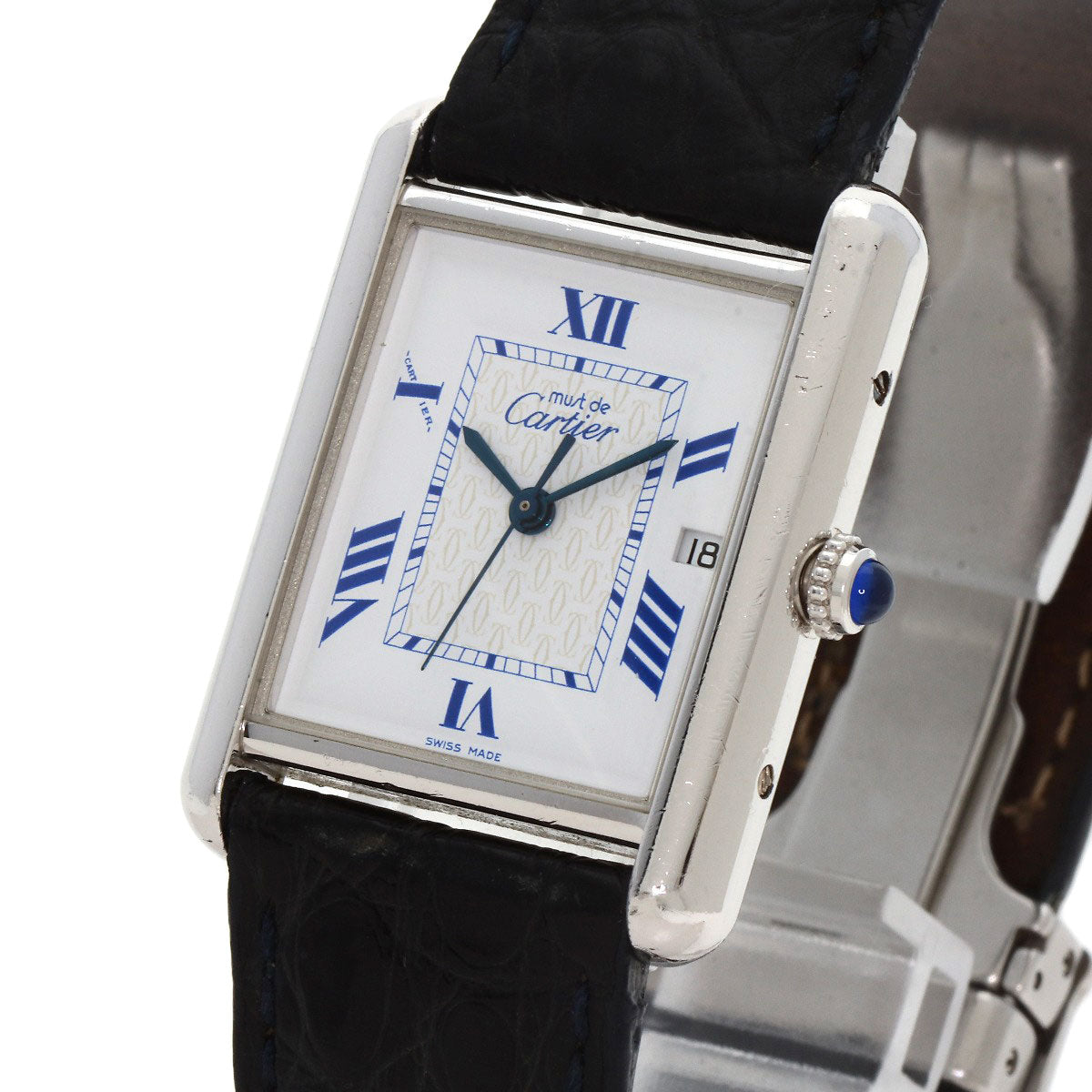 Cartier Watches Quartz W1014154 Sv Silver Must Tank Lm White Dial