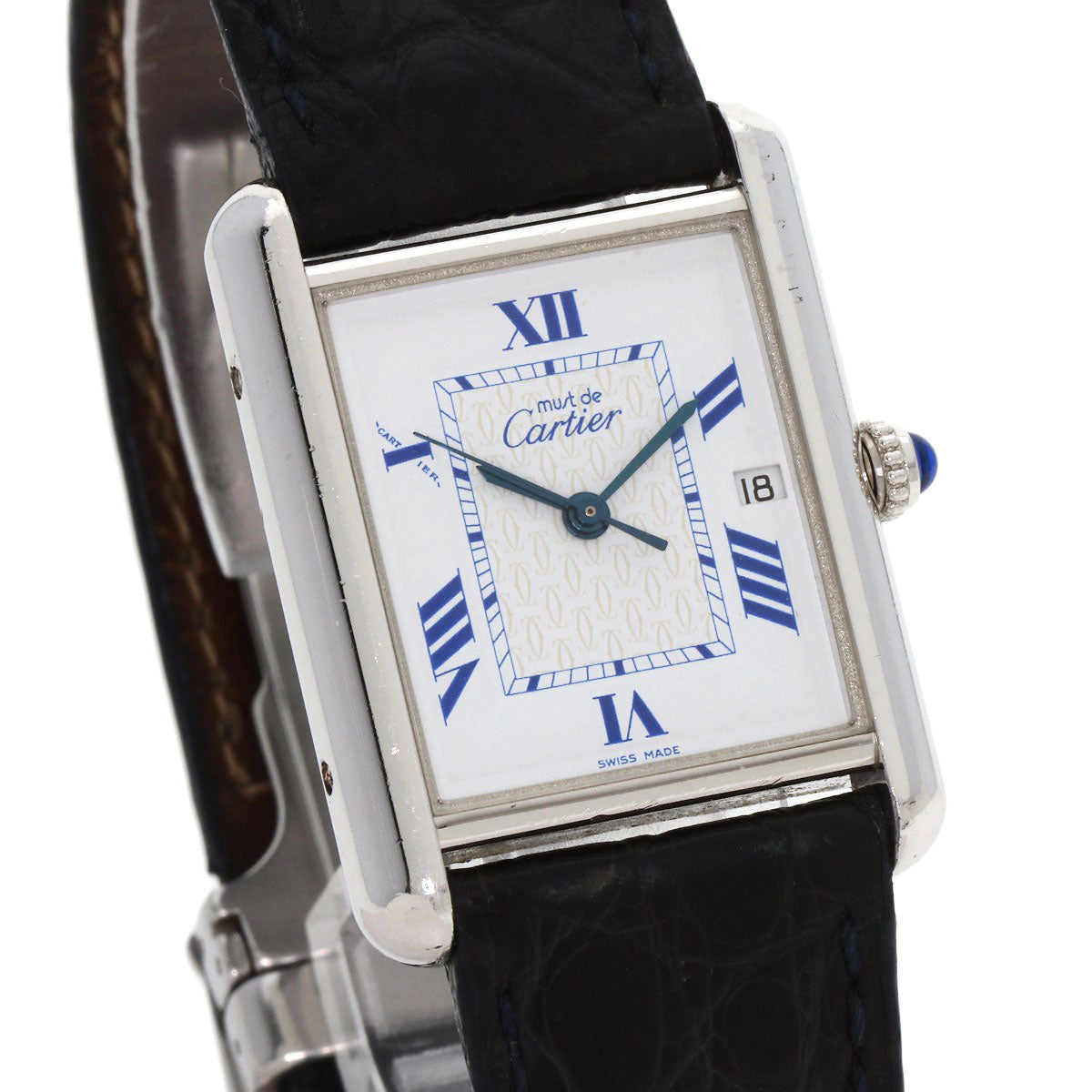Cartier Watches Quartz W1014154 Sv Silver Must Tank Lm White Dial