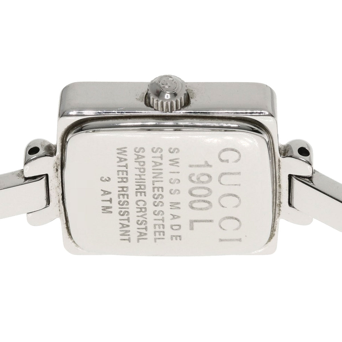 Gucci Watches Quartz 1900L Stainless Steel Silver