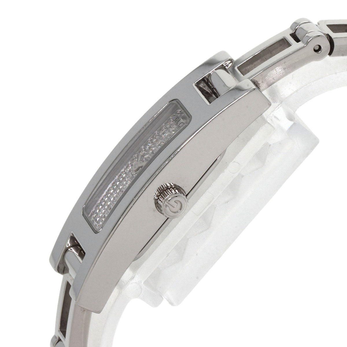 Gucci Watches Quartz 3900L Stainless Steel Silver Square Face Dial Diamond Diamond Dial