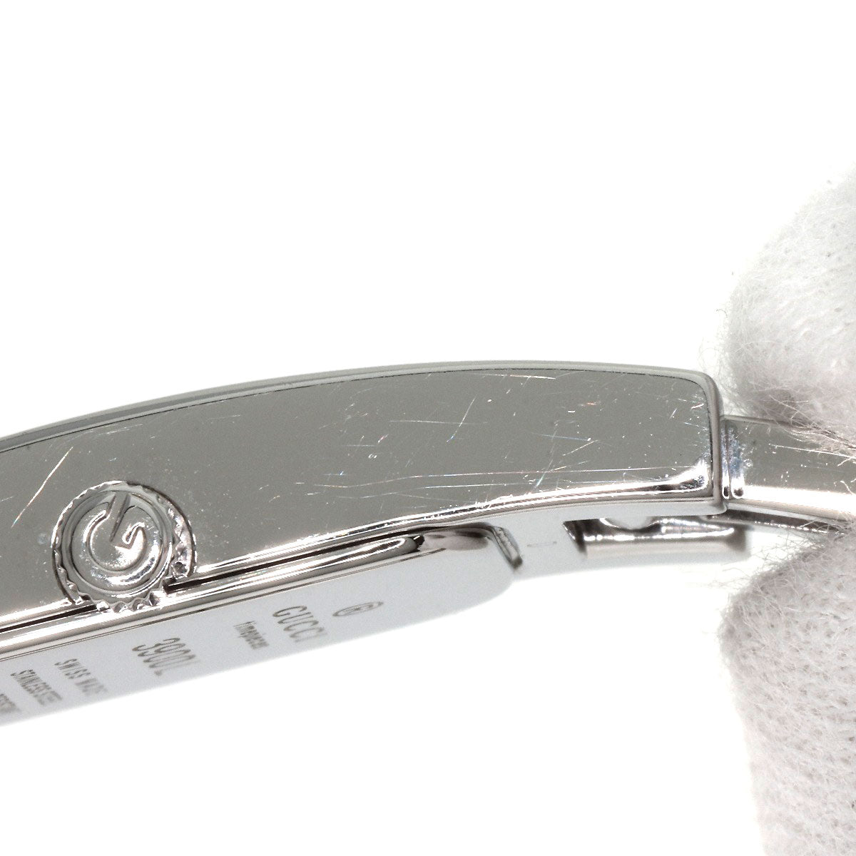 Gucci Watches Quartz 3900L Stainless Steel Silver Square Face Dial Diamond Diamond Dial