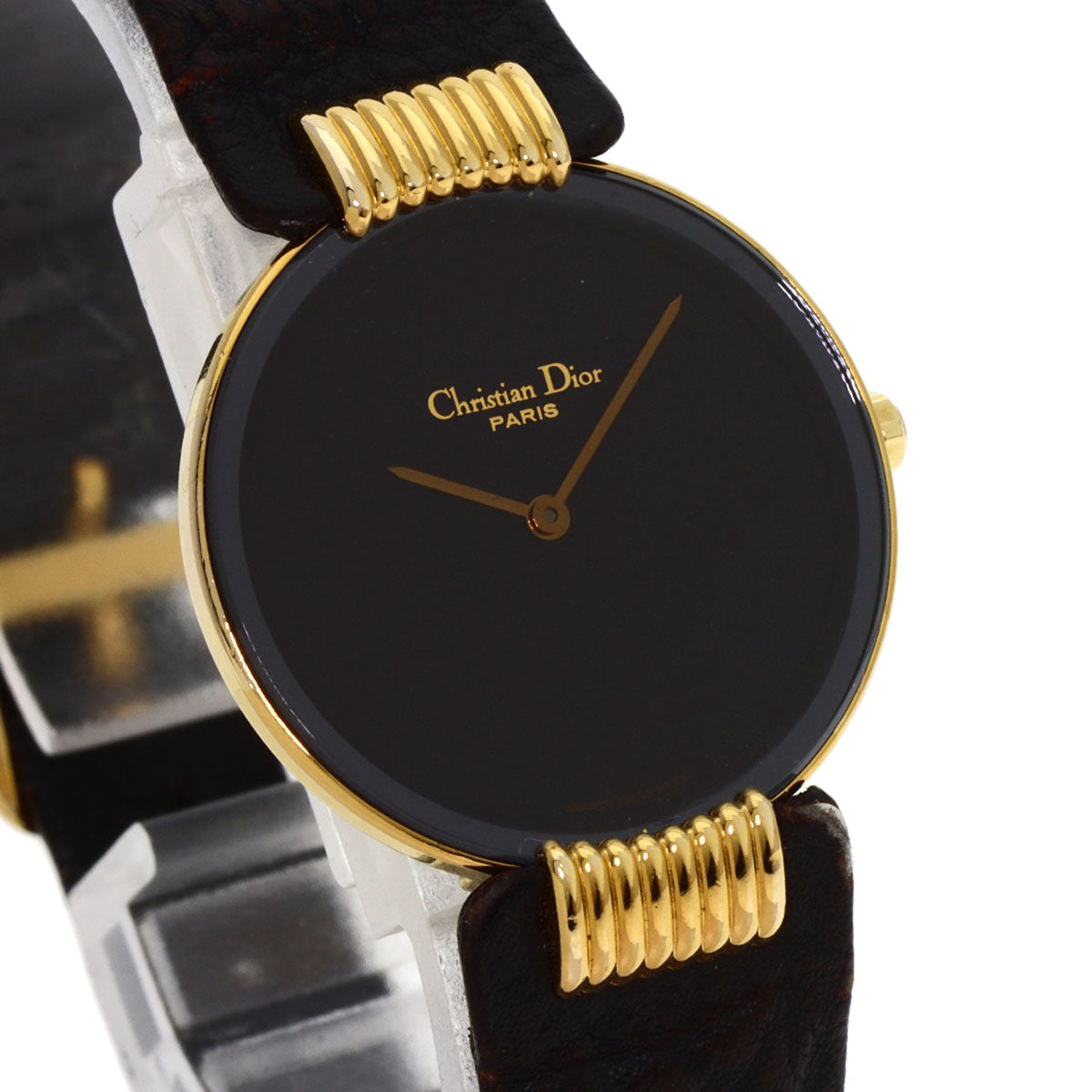 Christian Dior Watches Quartz 46.153 Gold Plated Gold Bakira Black Dial