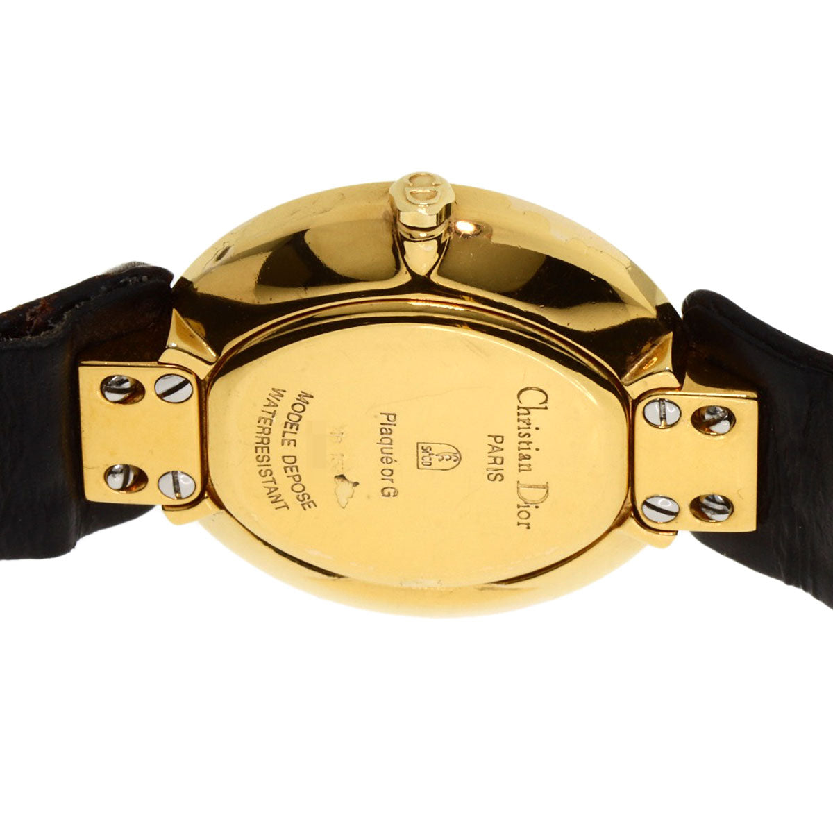 Christian Dior Watches Quartz 46.153 Gold Plated Gold Bakira Black Dial