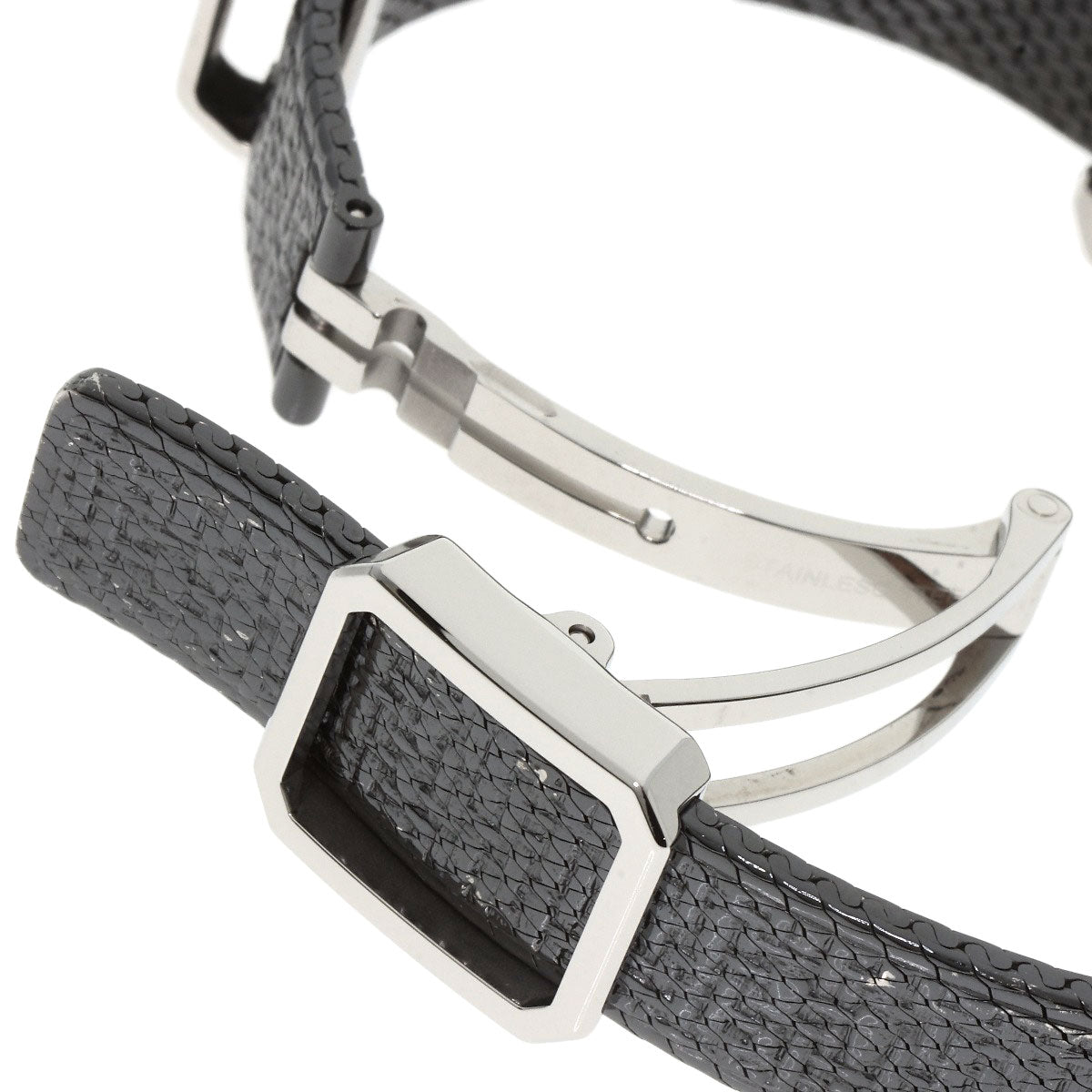 Chanel Watches Quartz H5317 Stainless Steel Silver Boyfriend Small Model Tweed Black Dial