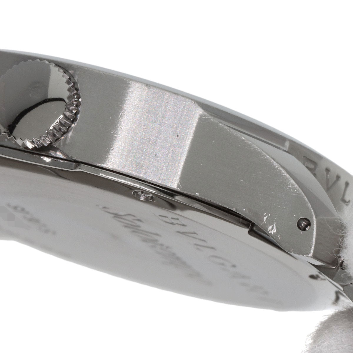 Bvlgari Watches Quartz St37S Stainless Steel Silver Solo Tempo Silver Dial