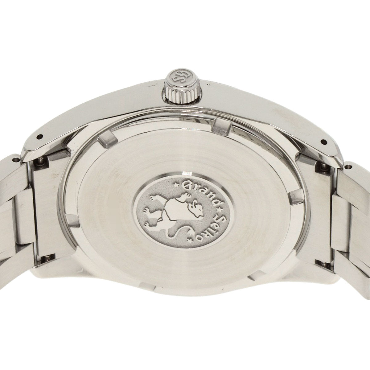 Seiko Watches Quartz Sbgt035 9F83-0Ah0 Stainless Steel Silver Grand Seiko Round Face Silver Dial