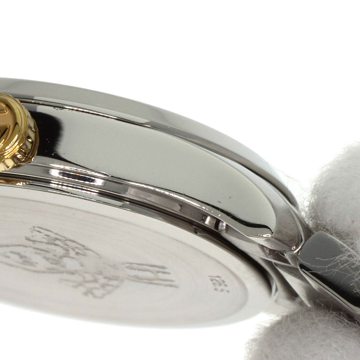 Gucci Watches Quartz 126.5 Stainless Steel Gold G Timeless Cat Silver Dial