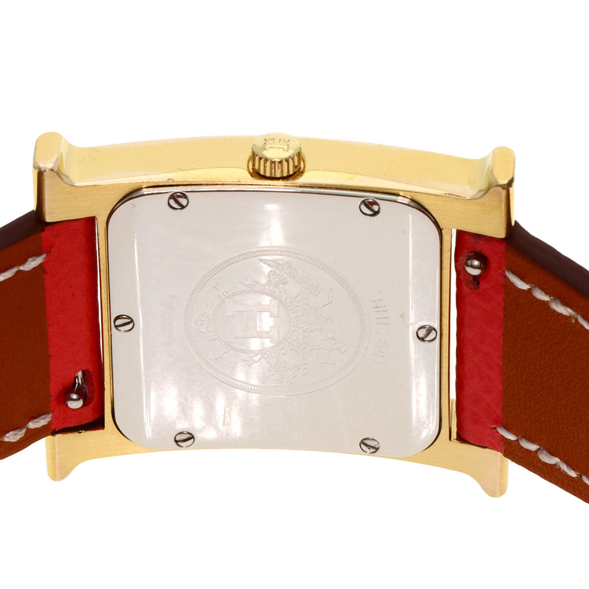 Hermes Watches Quartz H1.501 Gold Plated Gold H