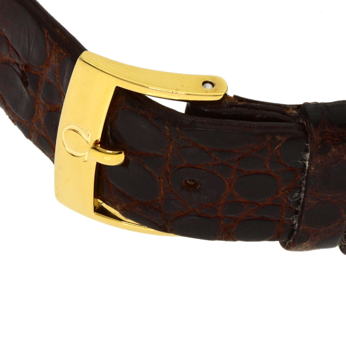 Omega Watches Quartz Gold Plated Gold De Ville Prestige Champagne Gold Dial
