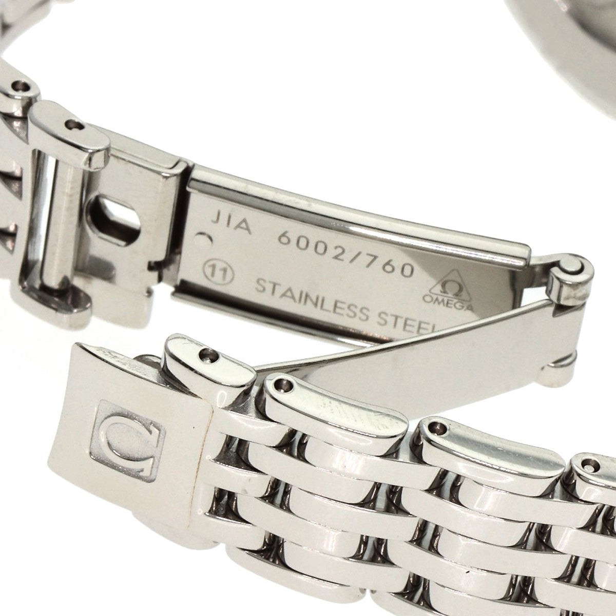 Omega Watches Quartz 424.10.27.60.56.002 Stainless Steel Silver De Ville Prestige 1.1" Silver Dial