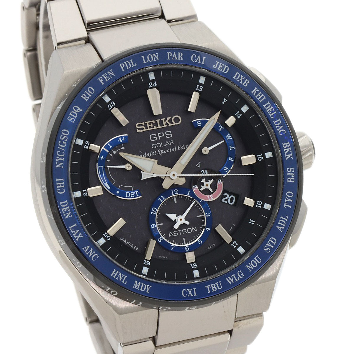 Seiko Watches Solar Powered Radio Watch Sbxb133