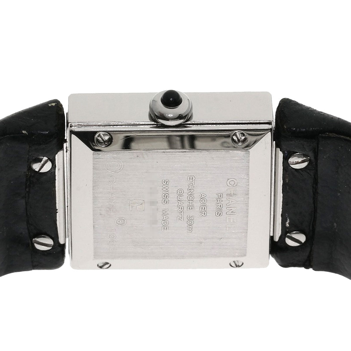 Chanel Watches Quartz H0116 Stainless Steel Silver Matrasse Black Dial