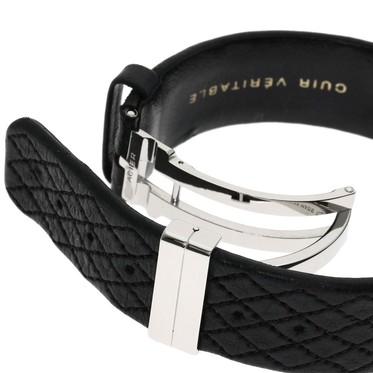 Chanel Watches Quartz H0116 Stainless Steel Silver Matrasse Black Dial