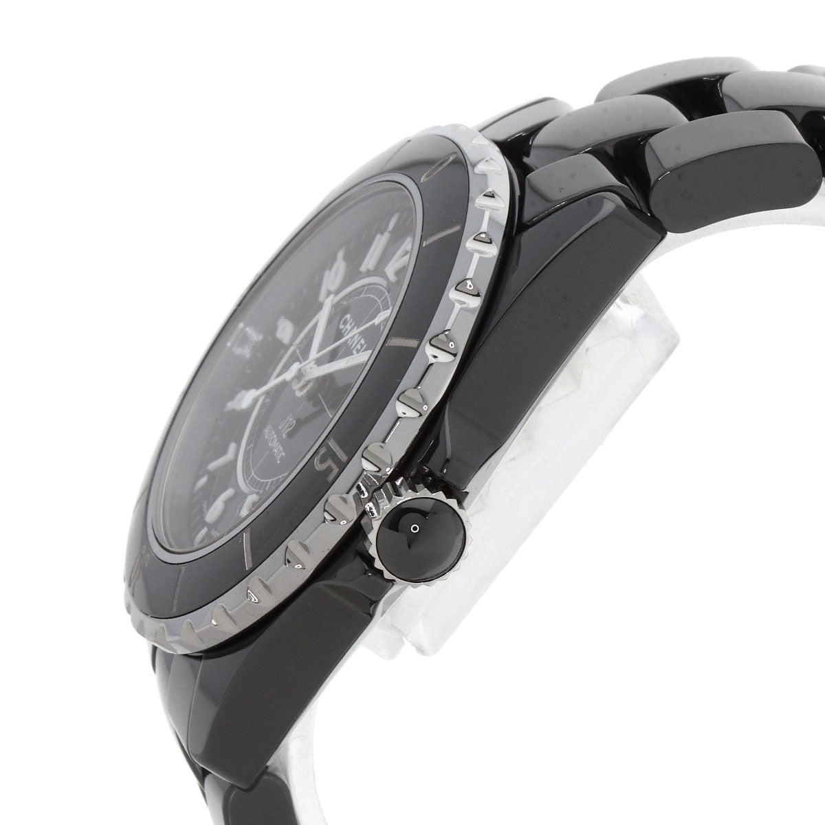 Chanel Watches Mechanical Automatic H0685 Ceramic Black J12 1.5" Black Dial