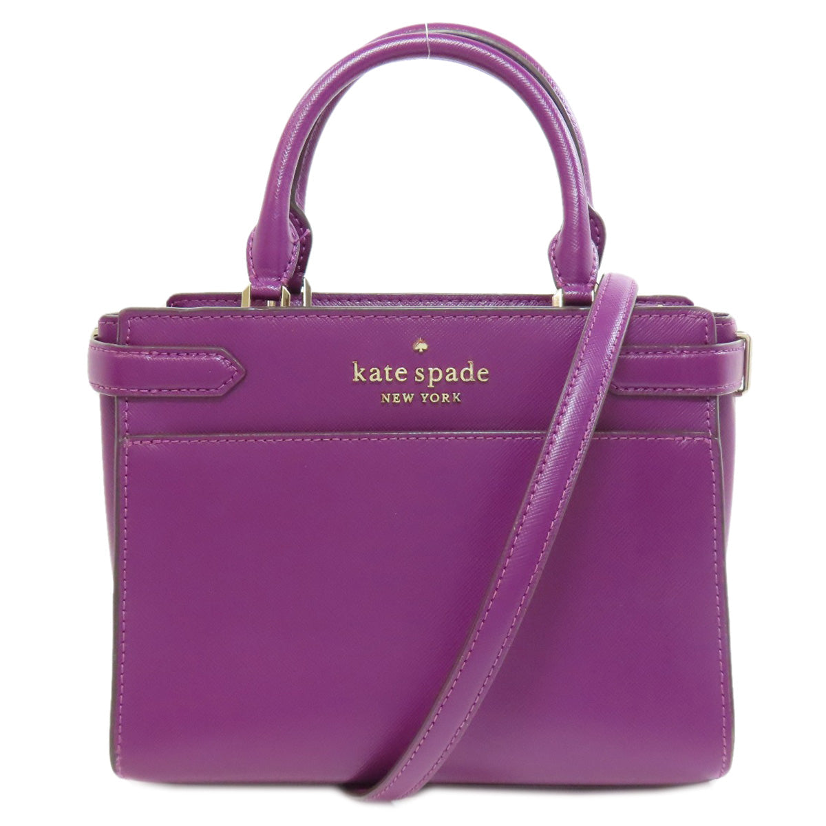 Kate Spade Handbag Pvc Purple 2Way Women