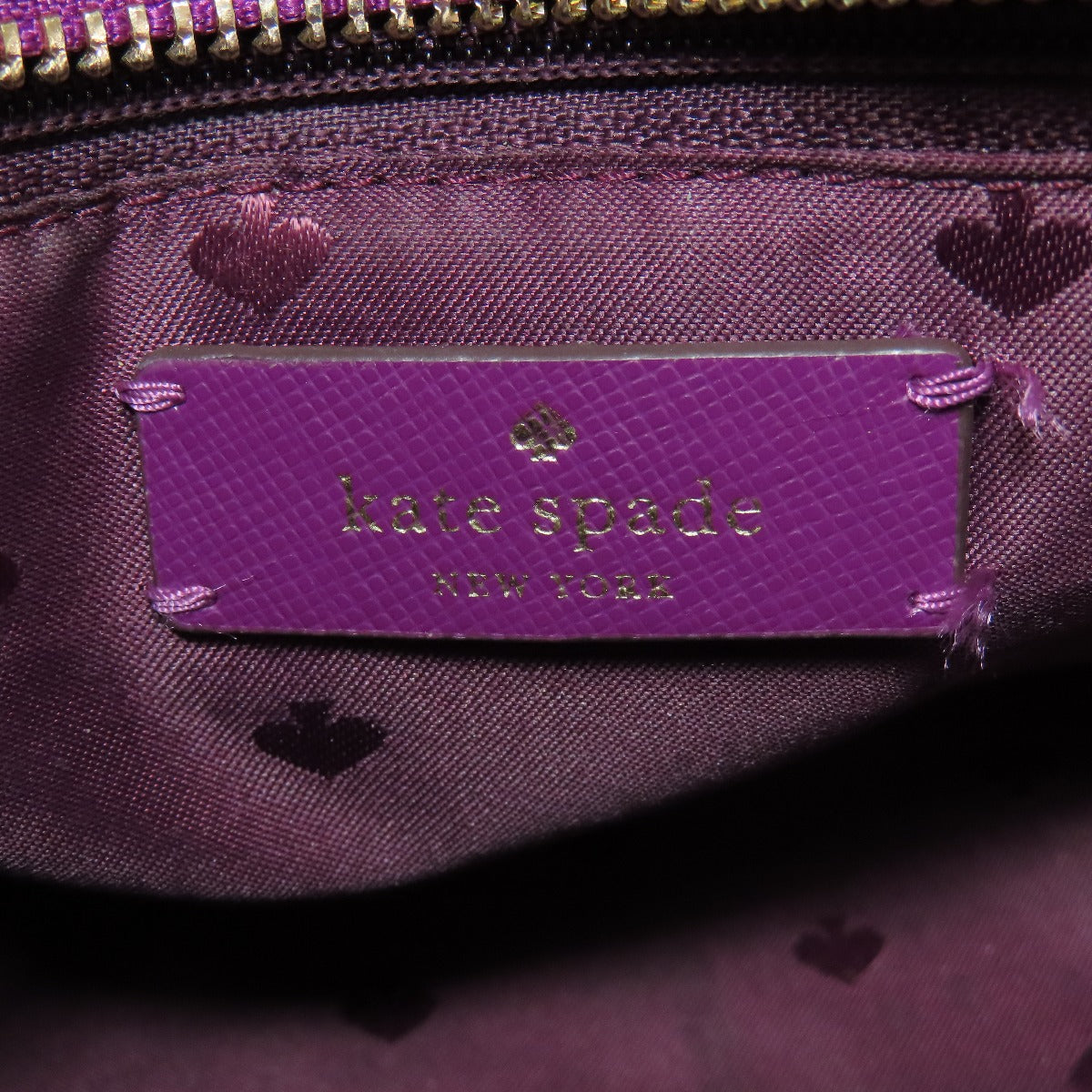Kate Spade Handbag Pvc Purple 2Way Women