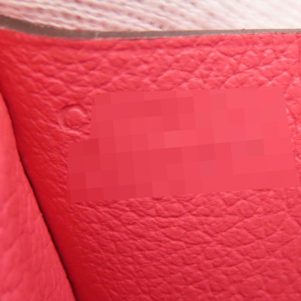 Hermes Bifold Wallet Vaugham Pink Constance Compact Silvermetal Women