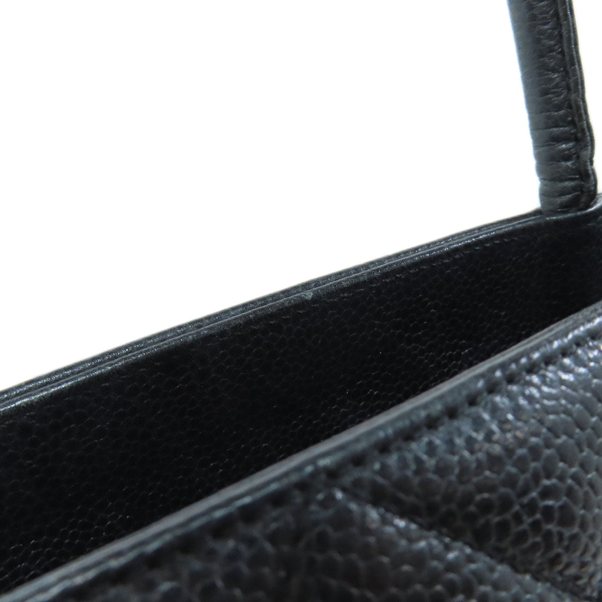 Chanel Tote Bag Grained Calfskin Skin Black Replica Tote Gold Metal Women