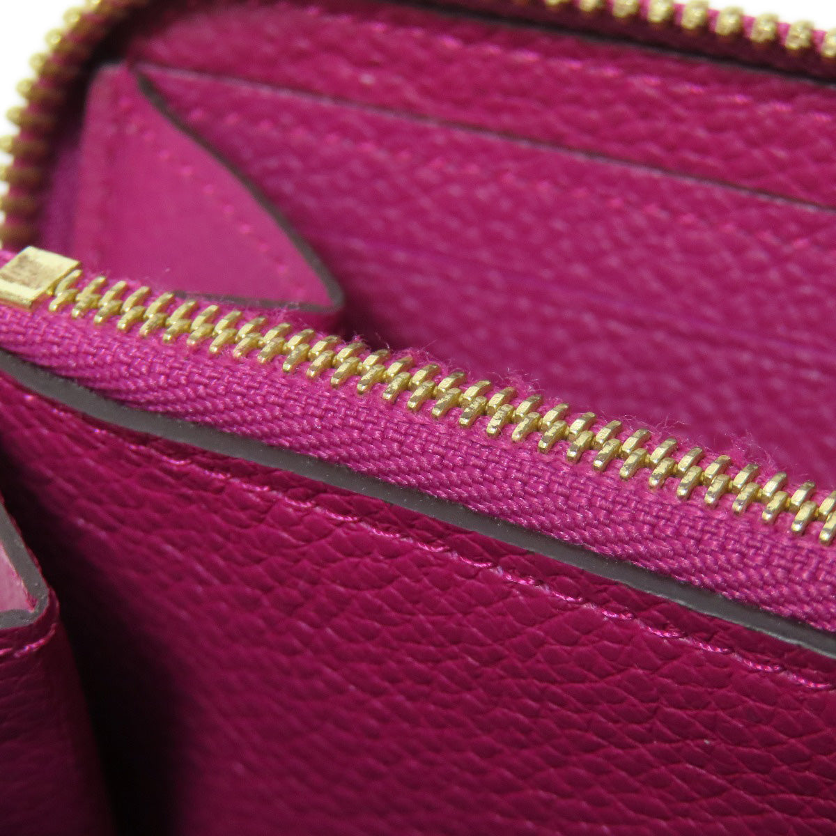 Louis Vuitton Long Wallet Purse M61701 Ann Platt Purple Portefeuille Clemence Women