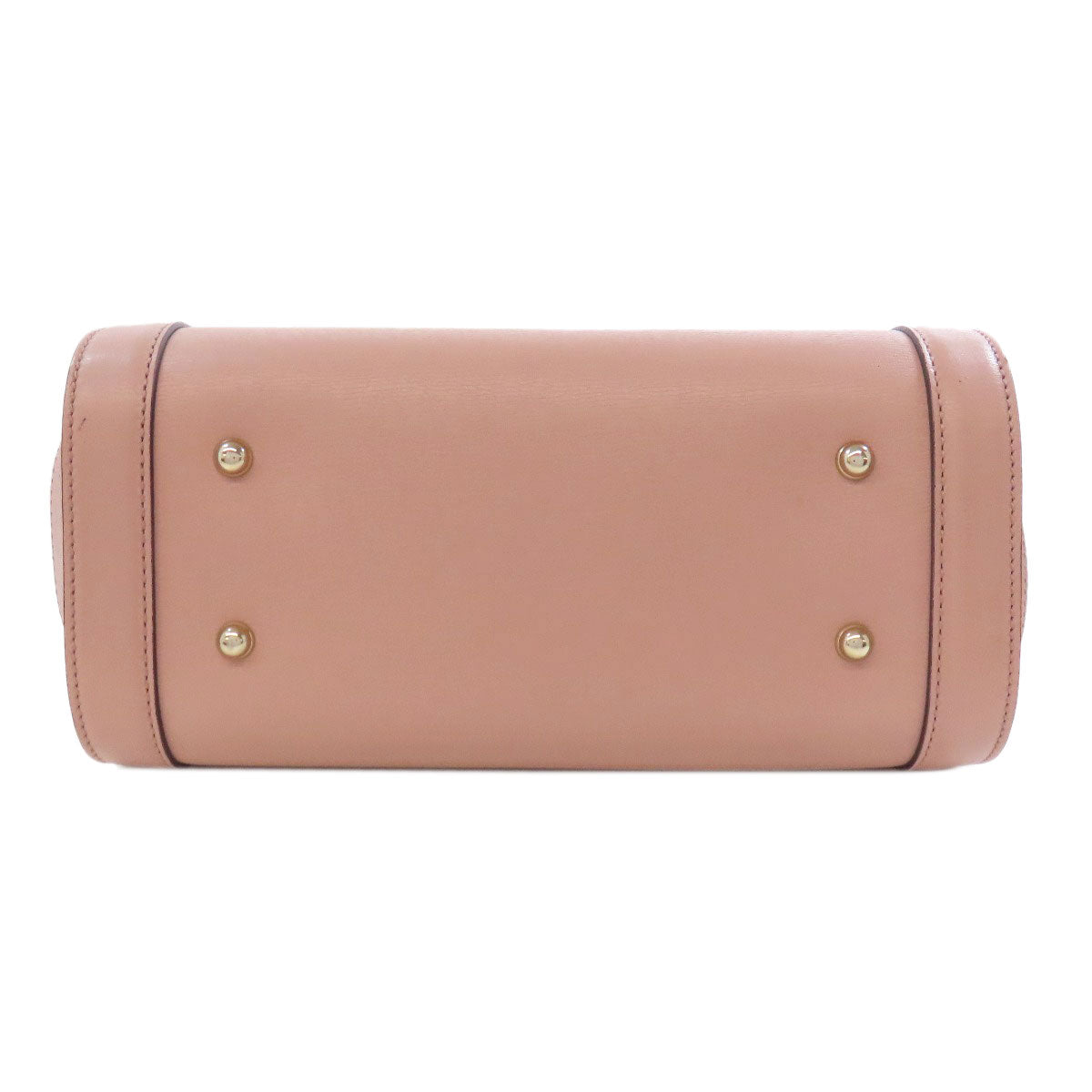 Gucci Tote Bag 338989 Leather Pink Bamboo Women
