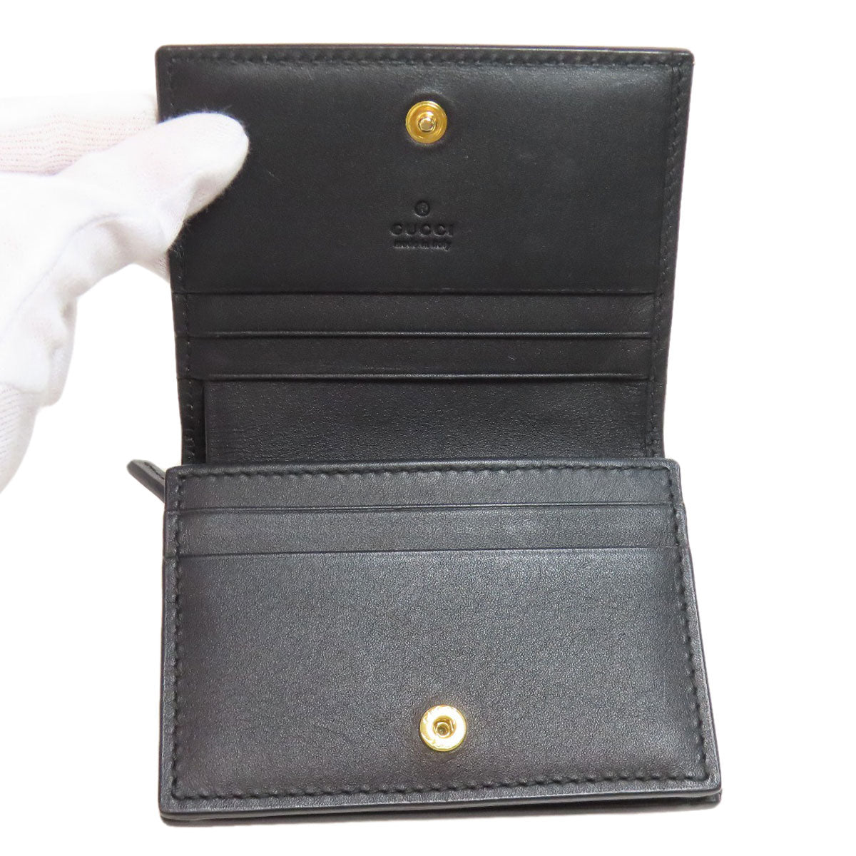 Gucci Bifold Wallet 508757 Pvc Brown Gg Supreme B Women