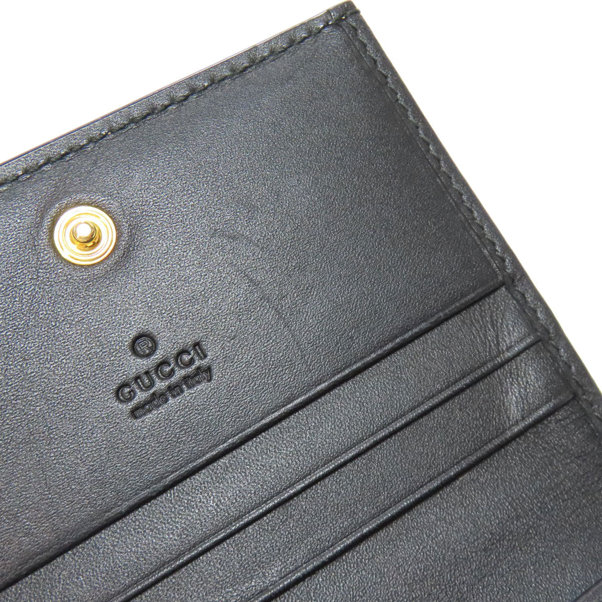 Gucci Bifold Wallet 508757 Pvc Brown Gg Supreme B Women