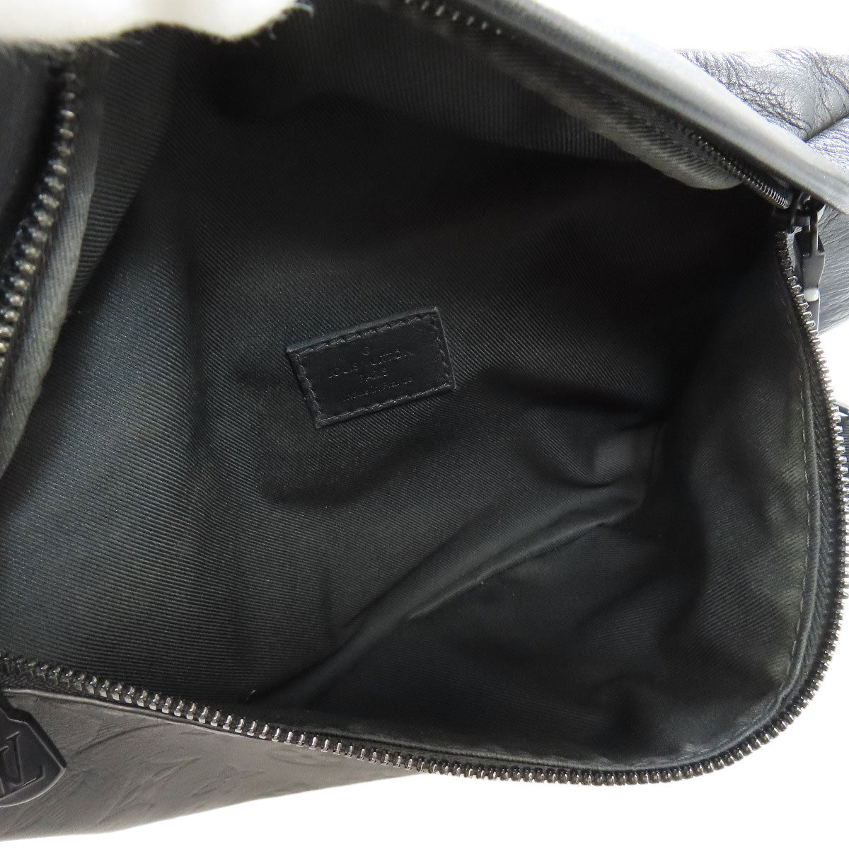 Louis Vuitton Sling Bag M44388 Leather Black Discovery Bumbag Pm Women