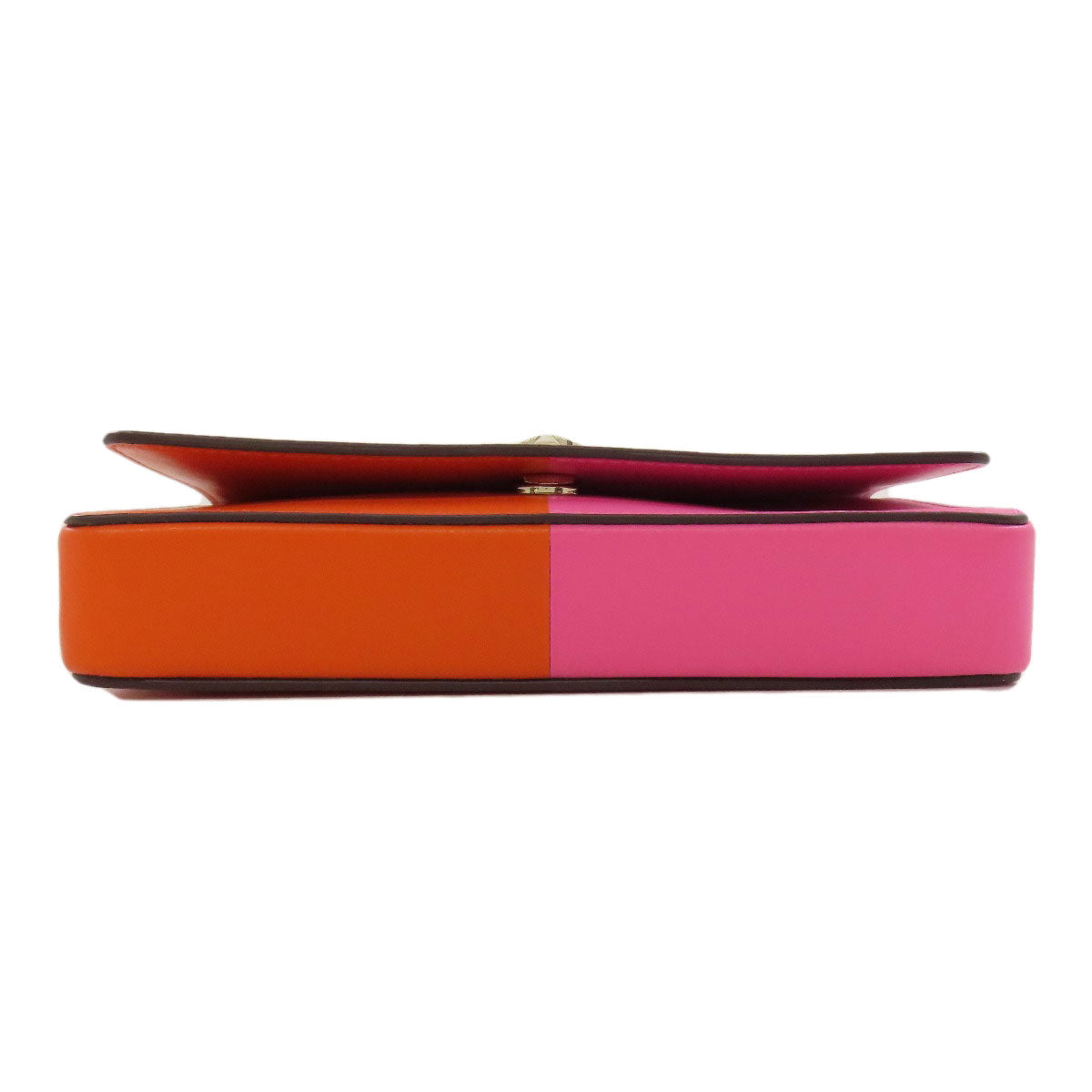 Kate Spade Long Wallet Purse Leather Pink Chain Wallet Bicolor Women