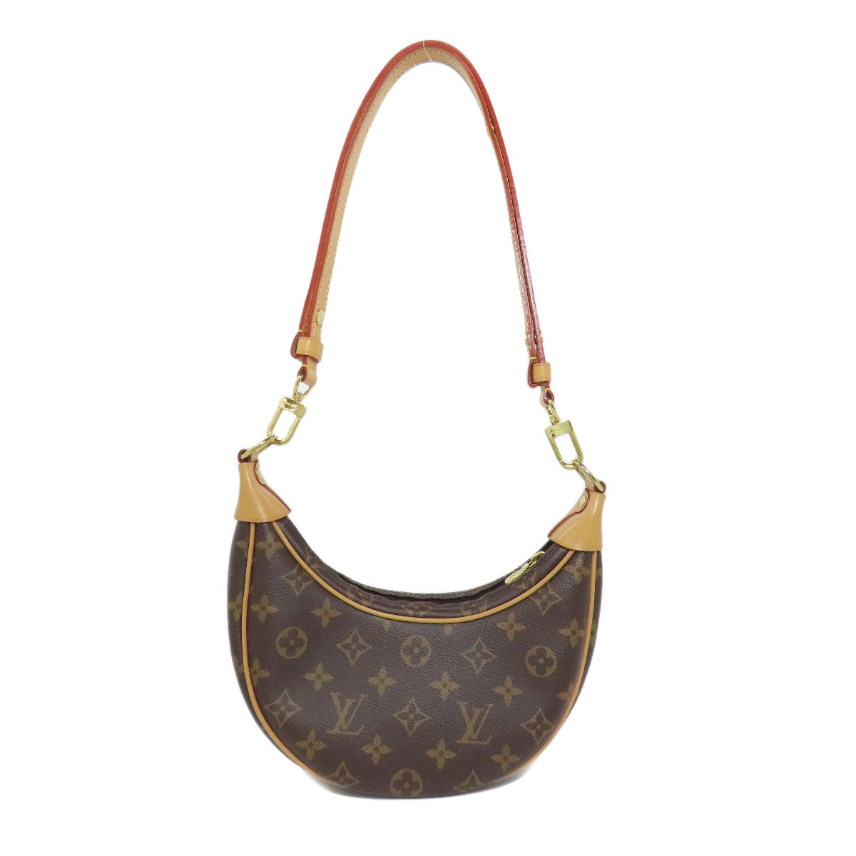 Louis Vuitton Shoulder Bag M81098 Monogram Canvas Brown Loop Women