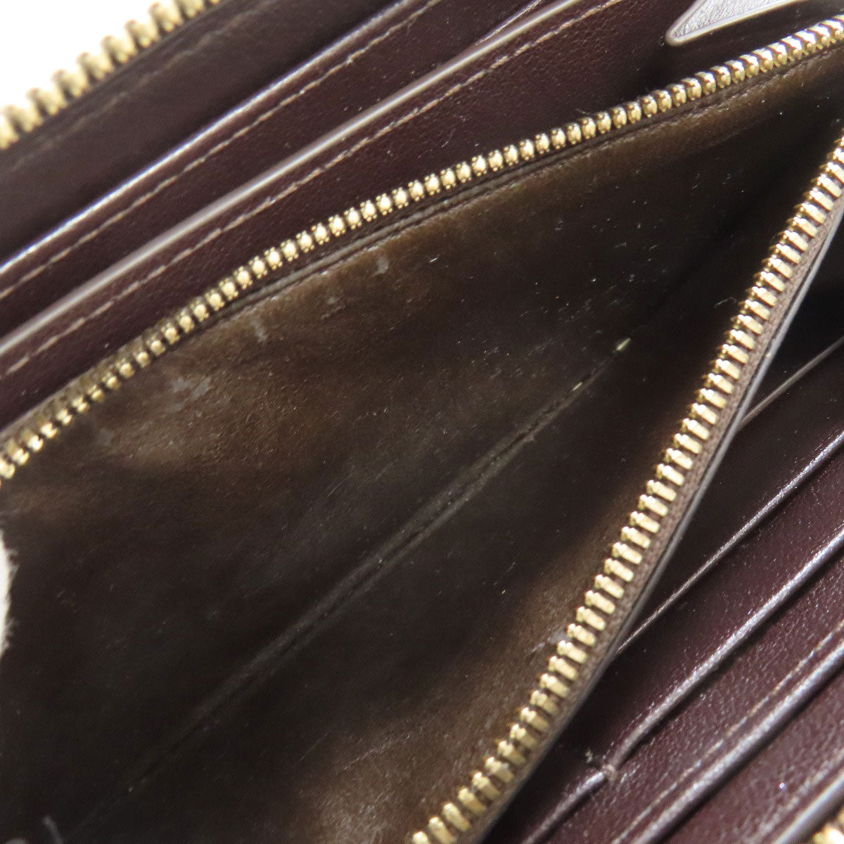Berluti Long Wallet Purse Pvc Brown Calligraphy Mens