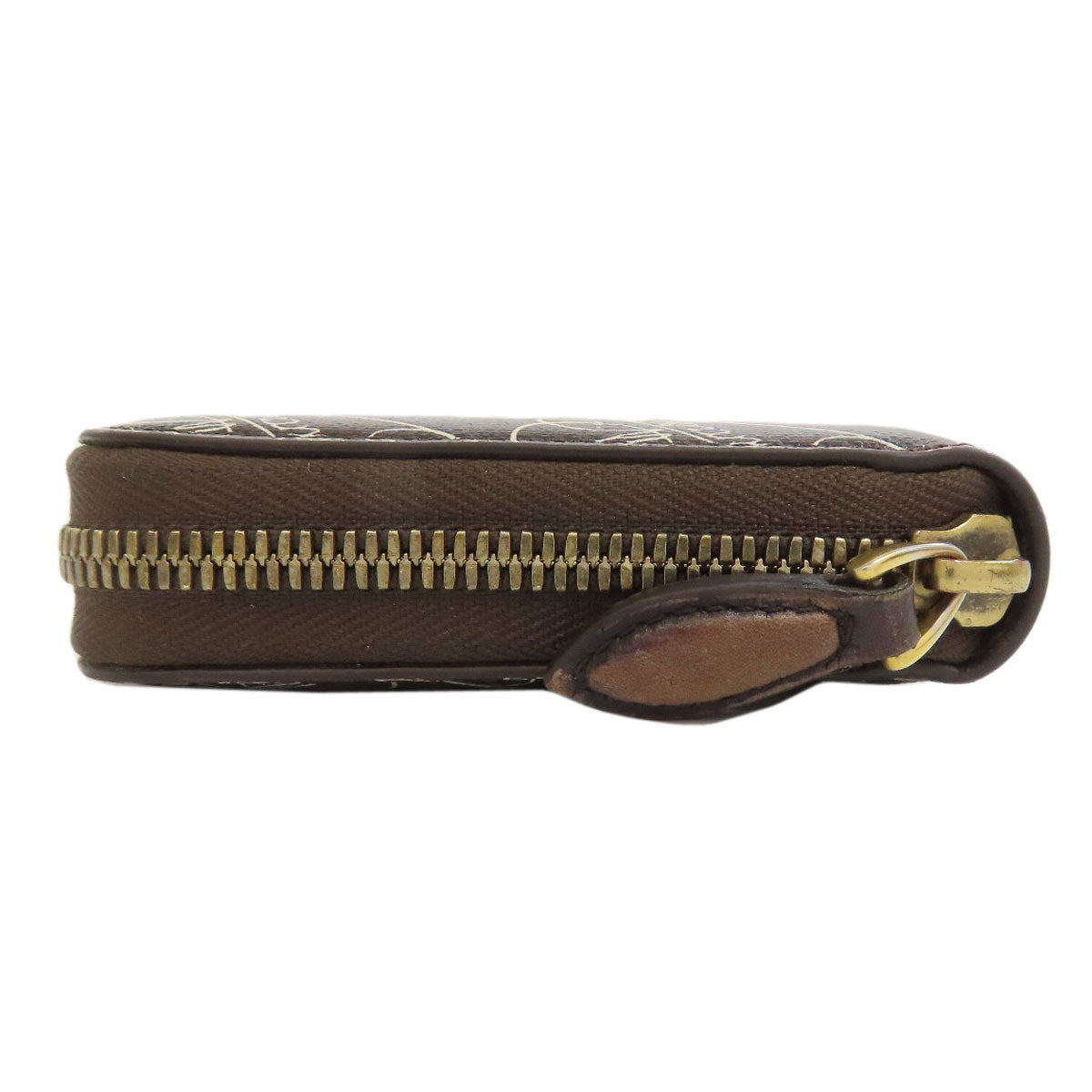 Berluti Long Wallet Purse Pvc Brown Calligraphy Mens