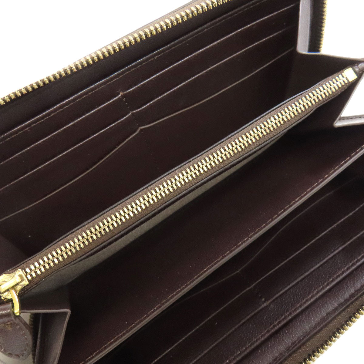 Berluti Long Wallet Purse Pvc Brown Calligraphy Mens
