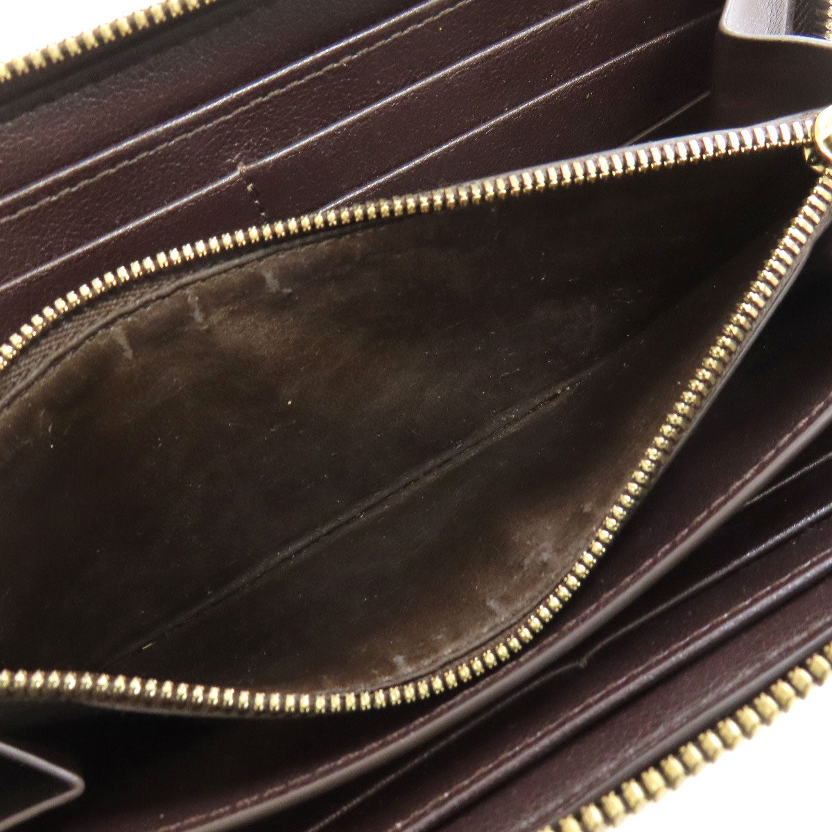 Berluti Long Wallet Purse Pvc Brown Calligraphy Mens