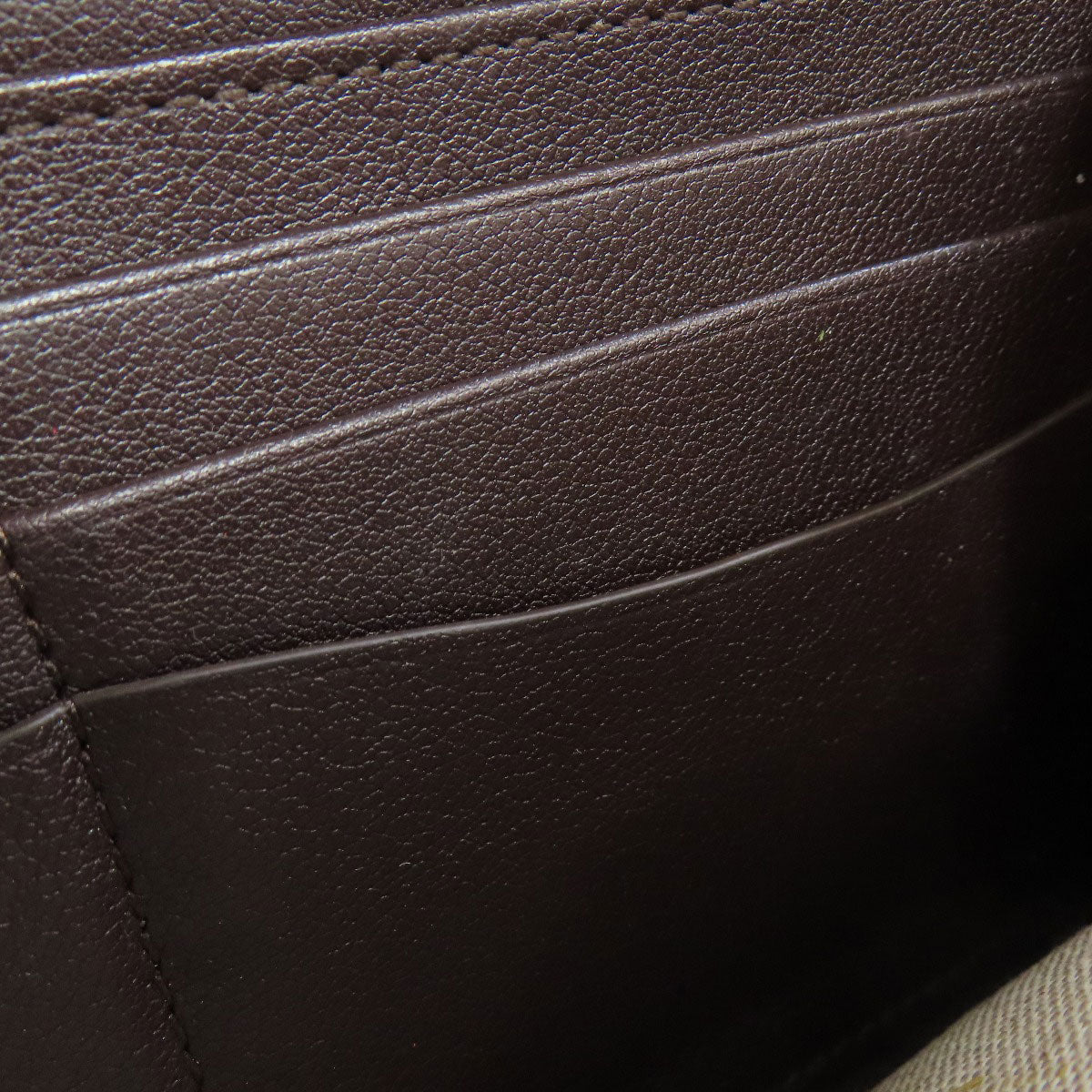 Berluti Long Wallet Purse Pvc Brown Calligraphy Mens