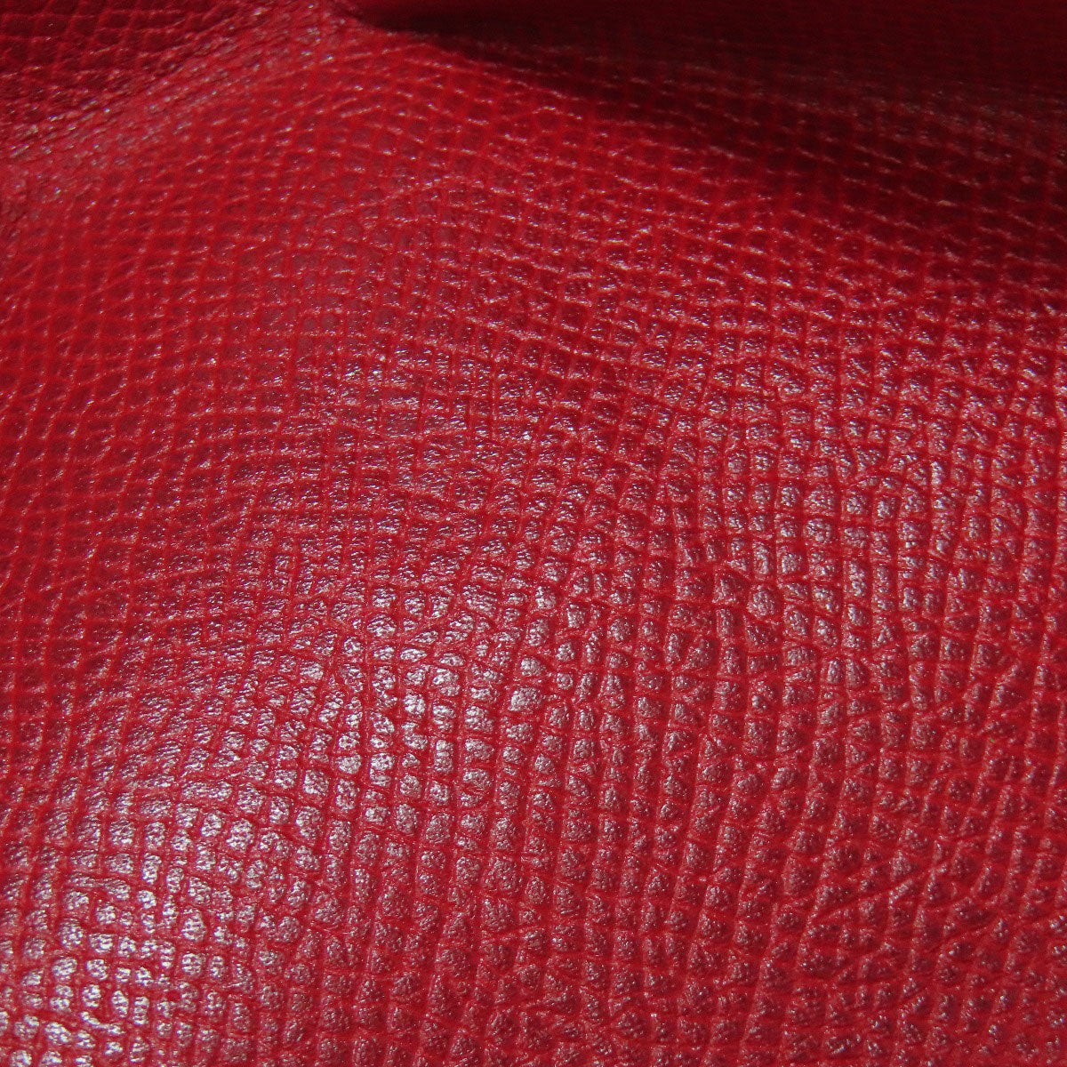 Hermes Coin Case Shave Red Le Vingtquatre Gold Metal Women