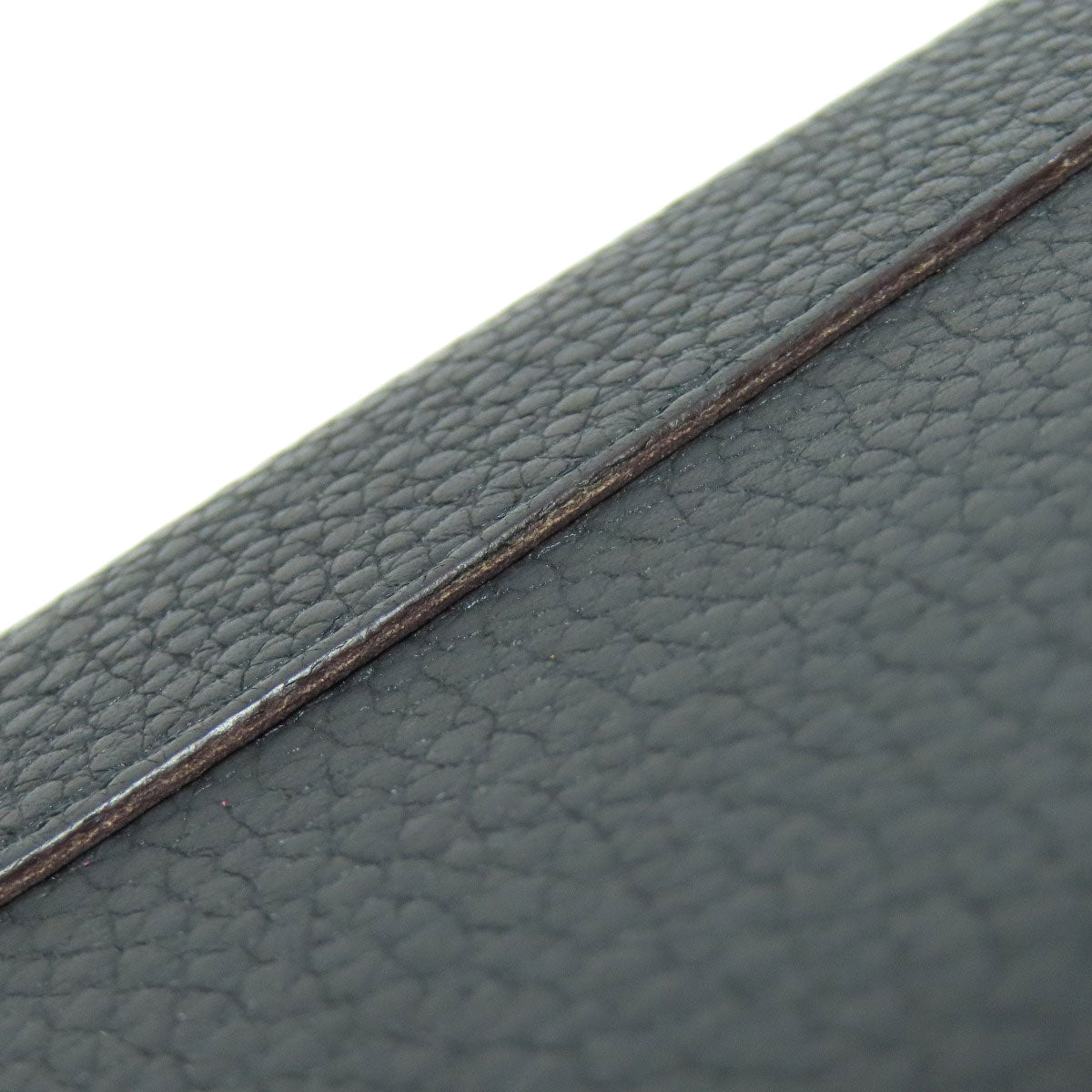 Louis Vuitton Long Wallet Purse M61248 Taurillon Clemence Black Portefeuille Capsine Women