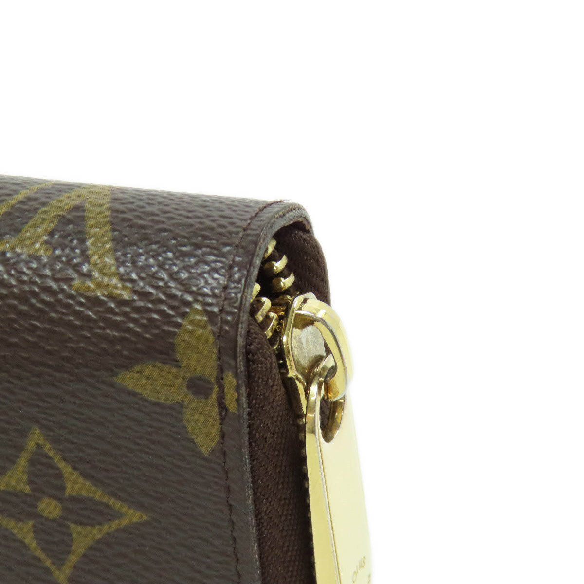 Louis Vuitton Long Wallet Purse M60002 Monogram Canvas Brown Zippy Organizer Mens