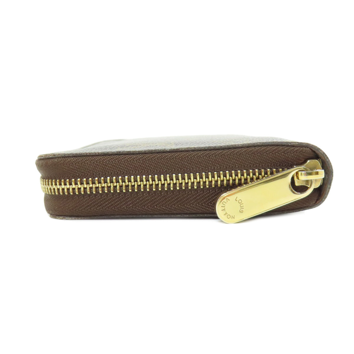 Louis Vuitton Long Wallet Purse M60002 Monogram Canvas Brown Zippy Organizer Mens