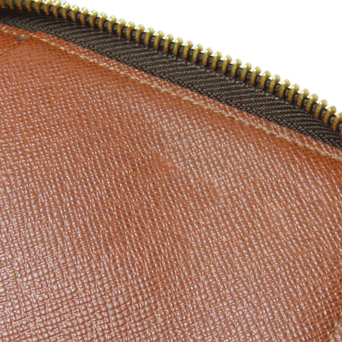 Louis Vuitton Long Wallet Purse M60002 Monogram Canvas Brown Zippy Organizer Mens