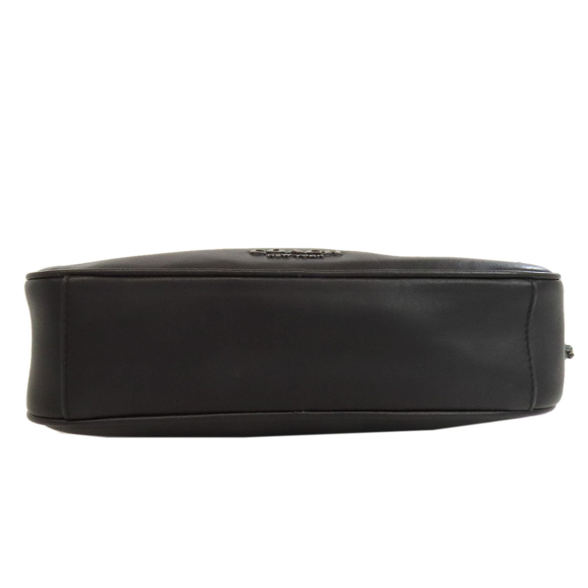 Coach Shoulder Bag F39946 Leather Black Long Shoulder Women