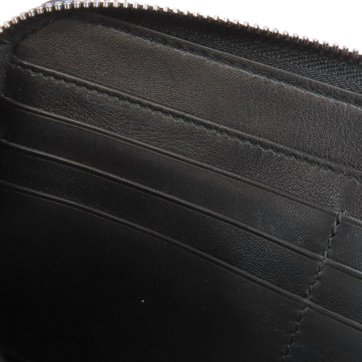 Jimmy Choo Long Wallet Purse Leather Navy Star Motif Studs Women