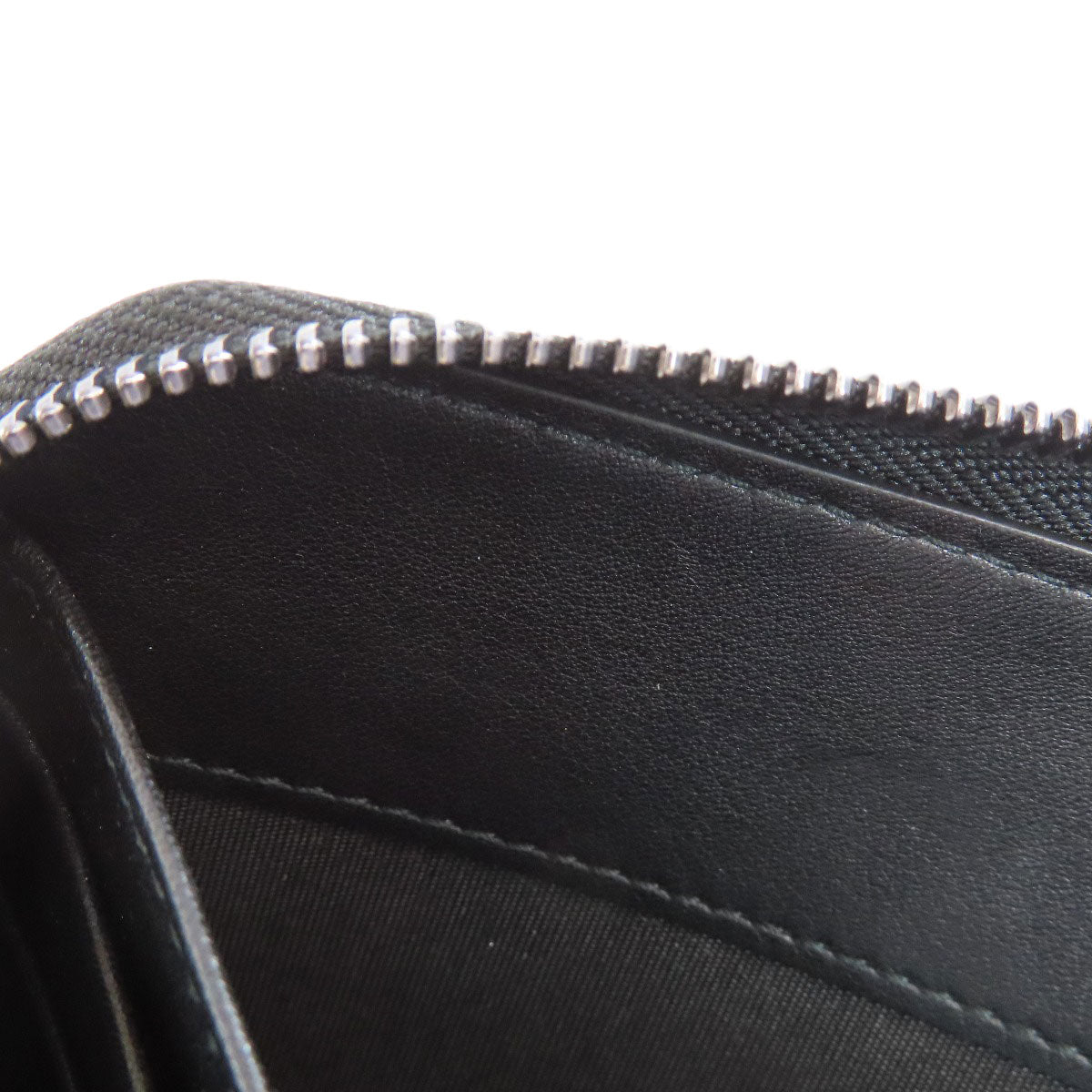Jimmy Choo Long Wallet Purse Leather Navy Star Motif Studs Women