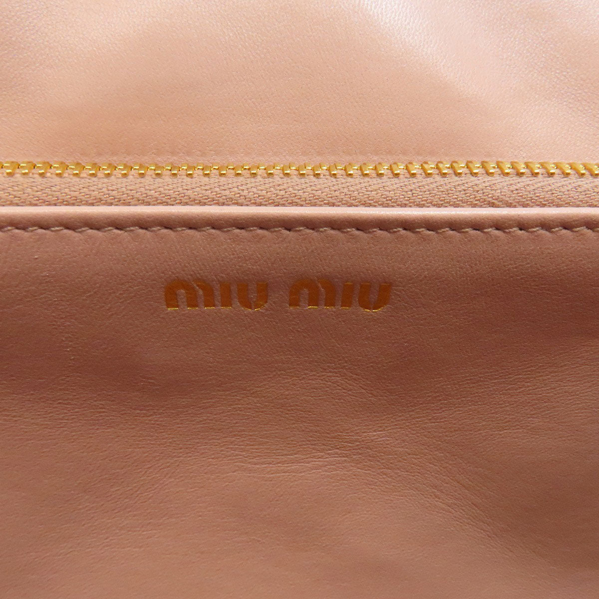 Miumiu Shoulder Bag Calfskin Pink 2Way Women