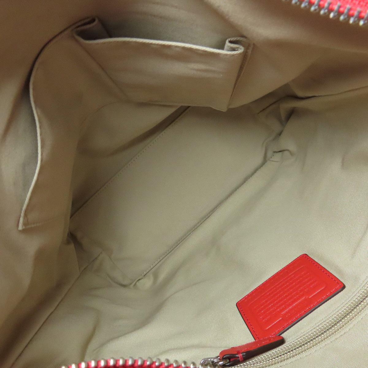 Coach Shoulder Bag 19889 Leather Orange Legacy Women