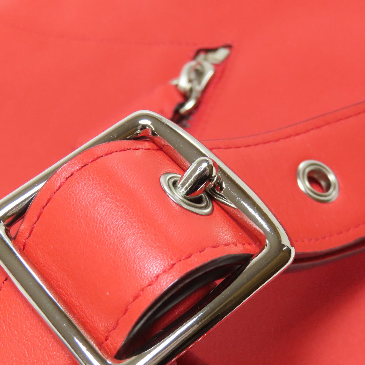 Coach Shoulder Bag 19889 Leather Orange Legacy Women