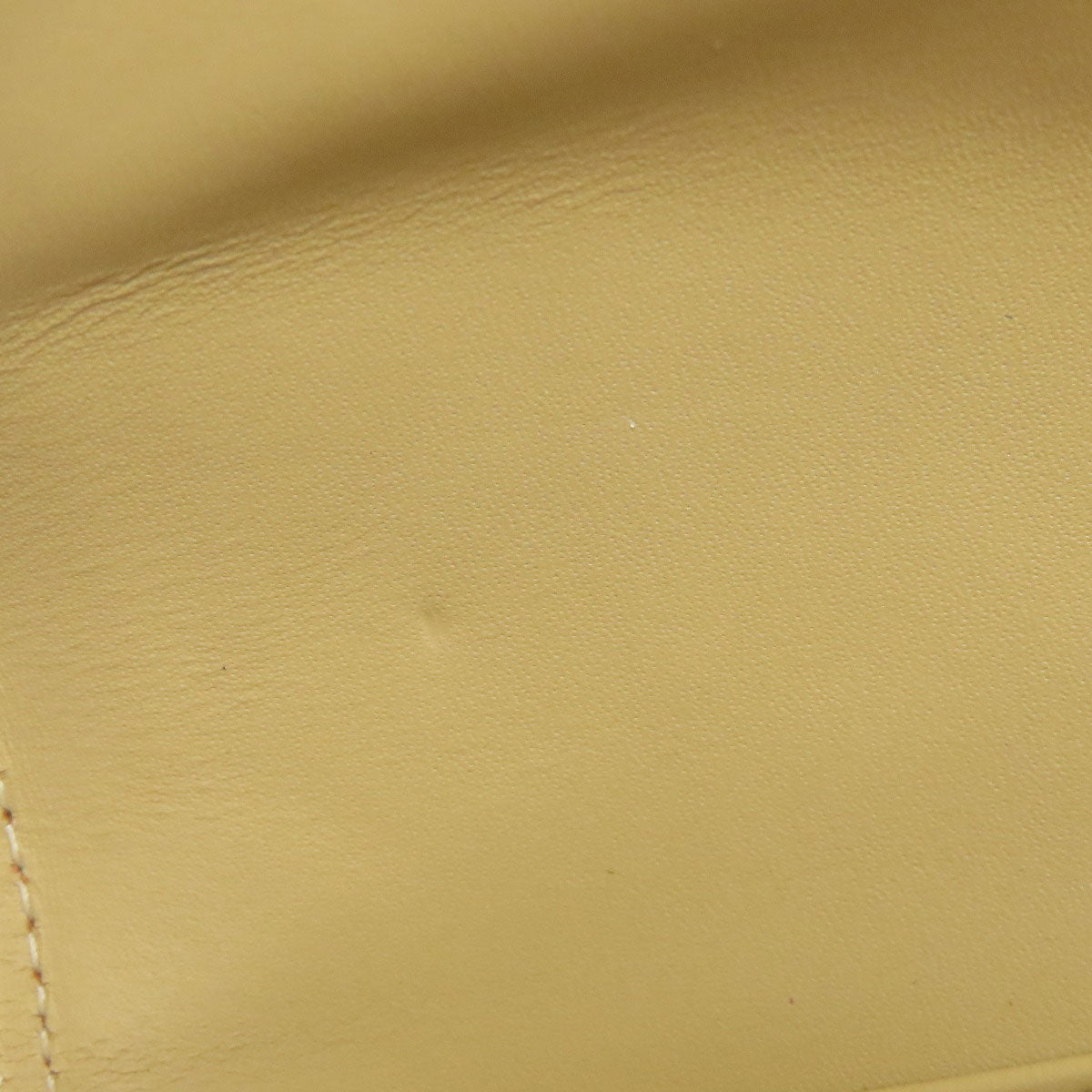 Celine Long Wallet Purse Leather Beige Logo Women