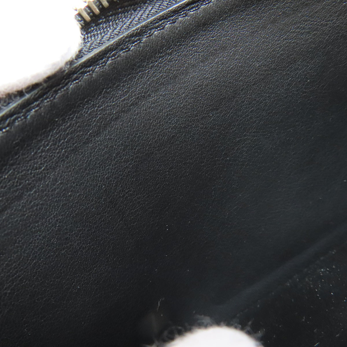 Louis Vuitton Long Wallet Purse M61867 Mahina Leather Black Zippy Wallet Women
