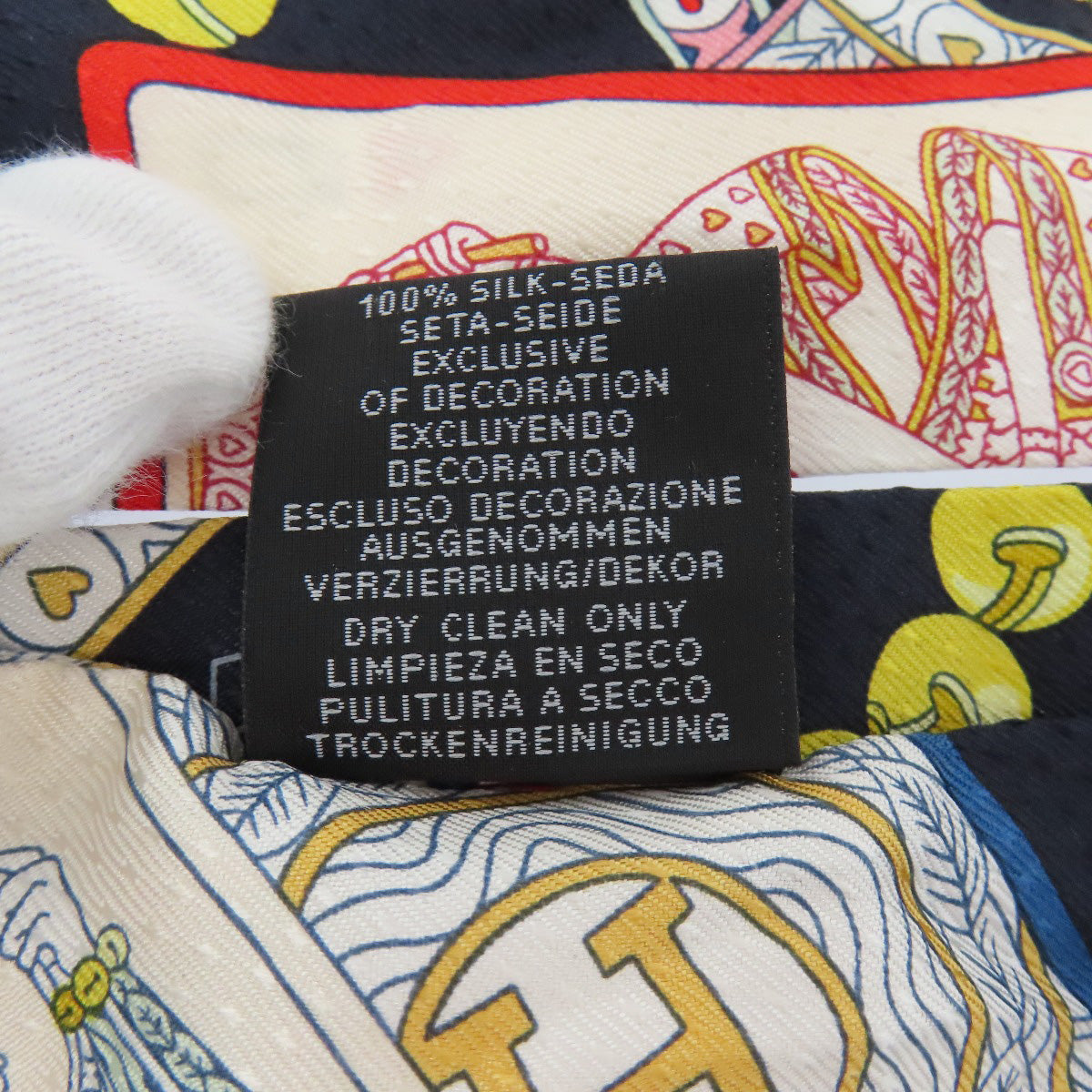 Hermes Scarf Silk Navy Twilly